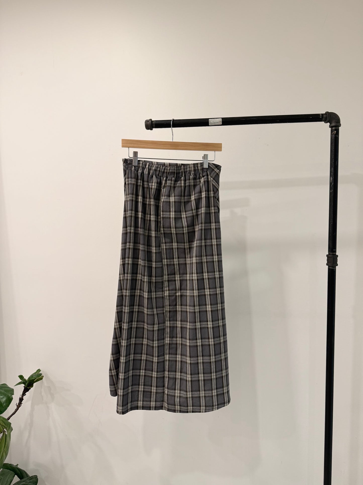 BLAIR Plaid maxi skirt