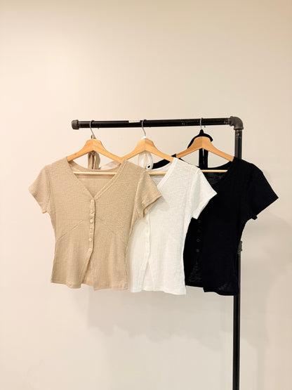 PEACE Button-up top