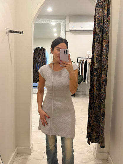 SIWIG Fuzzy mini dress