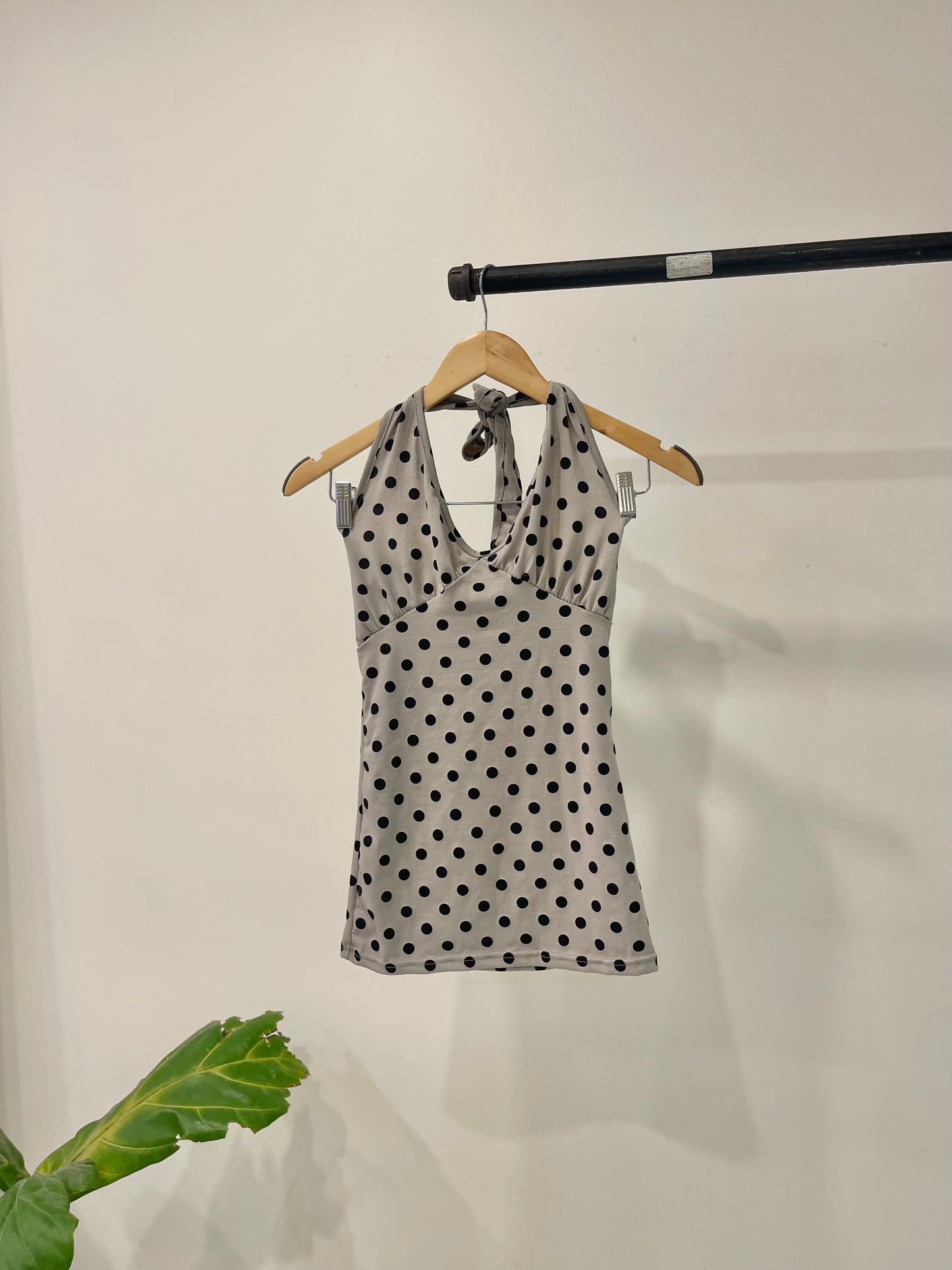 MILA Polkadot halter top
