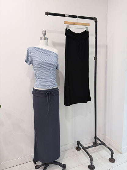 NAOMI Fold-over skirt