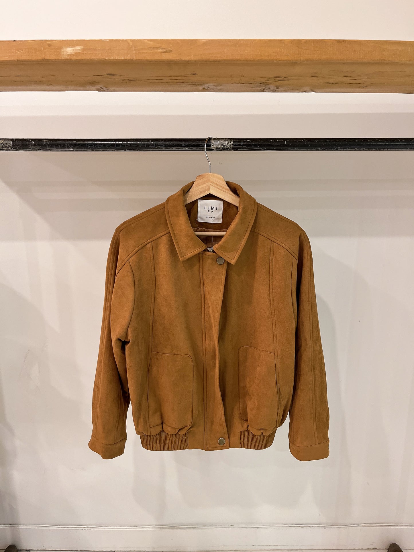 PAYO Suede bomber jacket