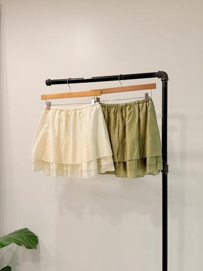 ROMMY Layered mini skirt
