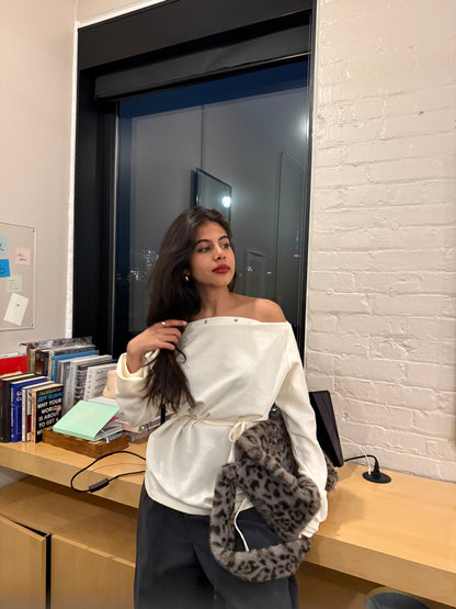 CREEP Cheetah fur bag