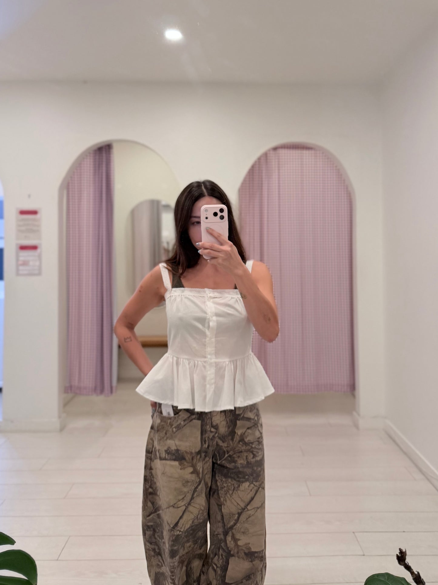 MARLOWE Peplum top