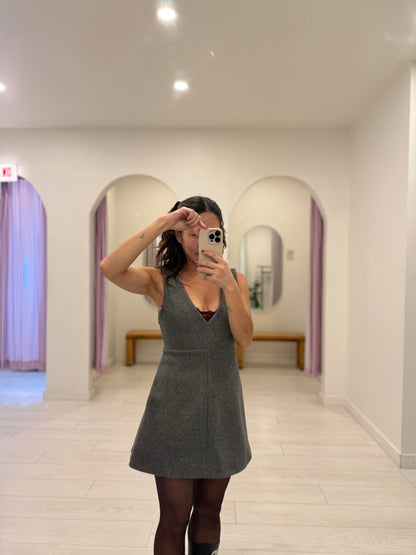 AURORA Wool mini dress