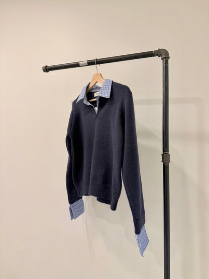 RIAN  Faux layered knit