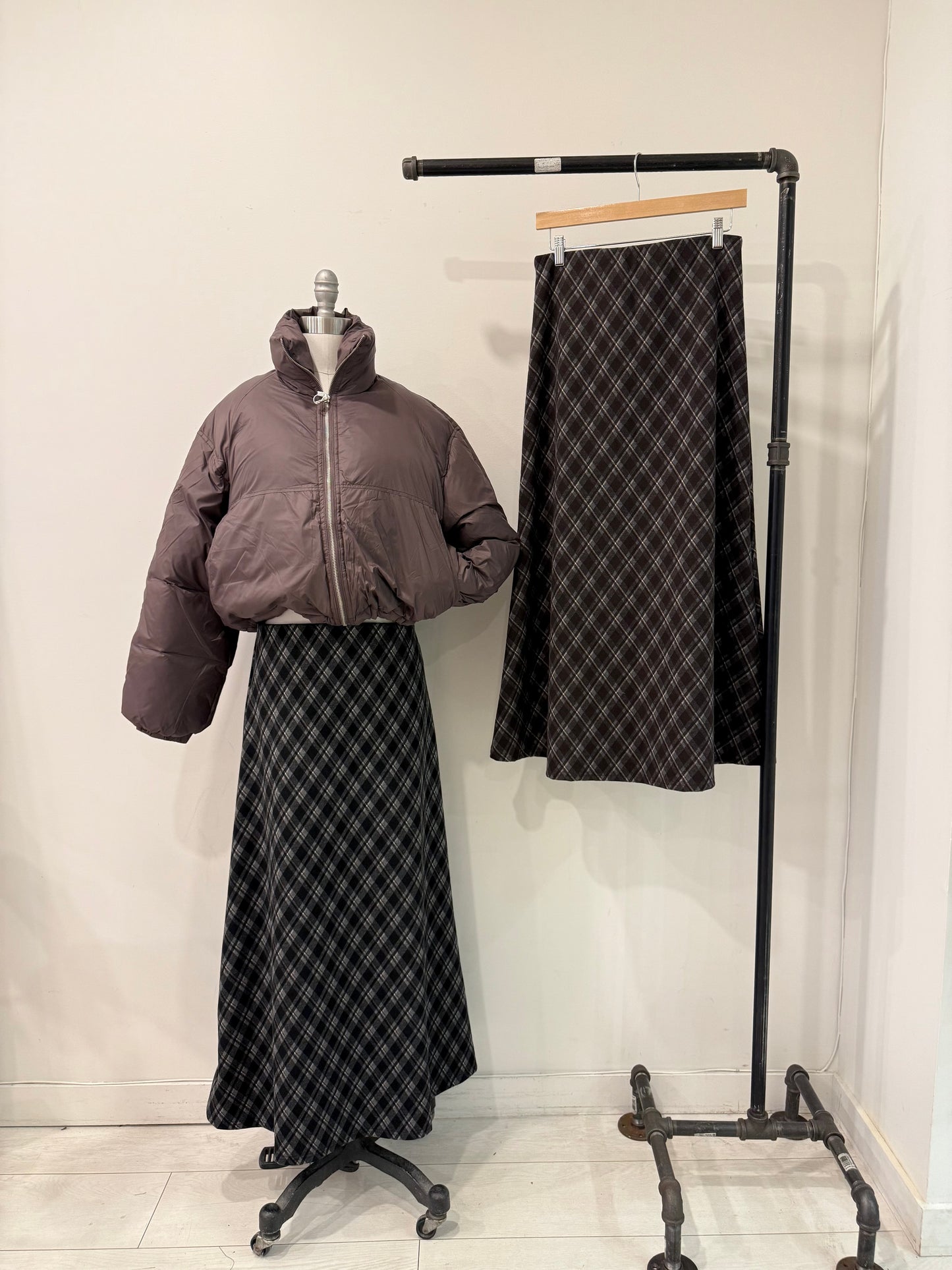 SMART Plaid maxi skirt