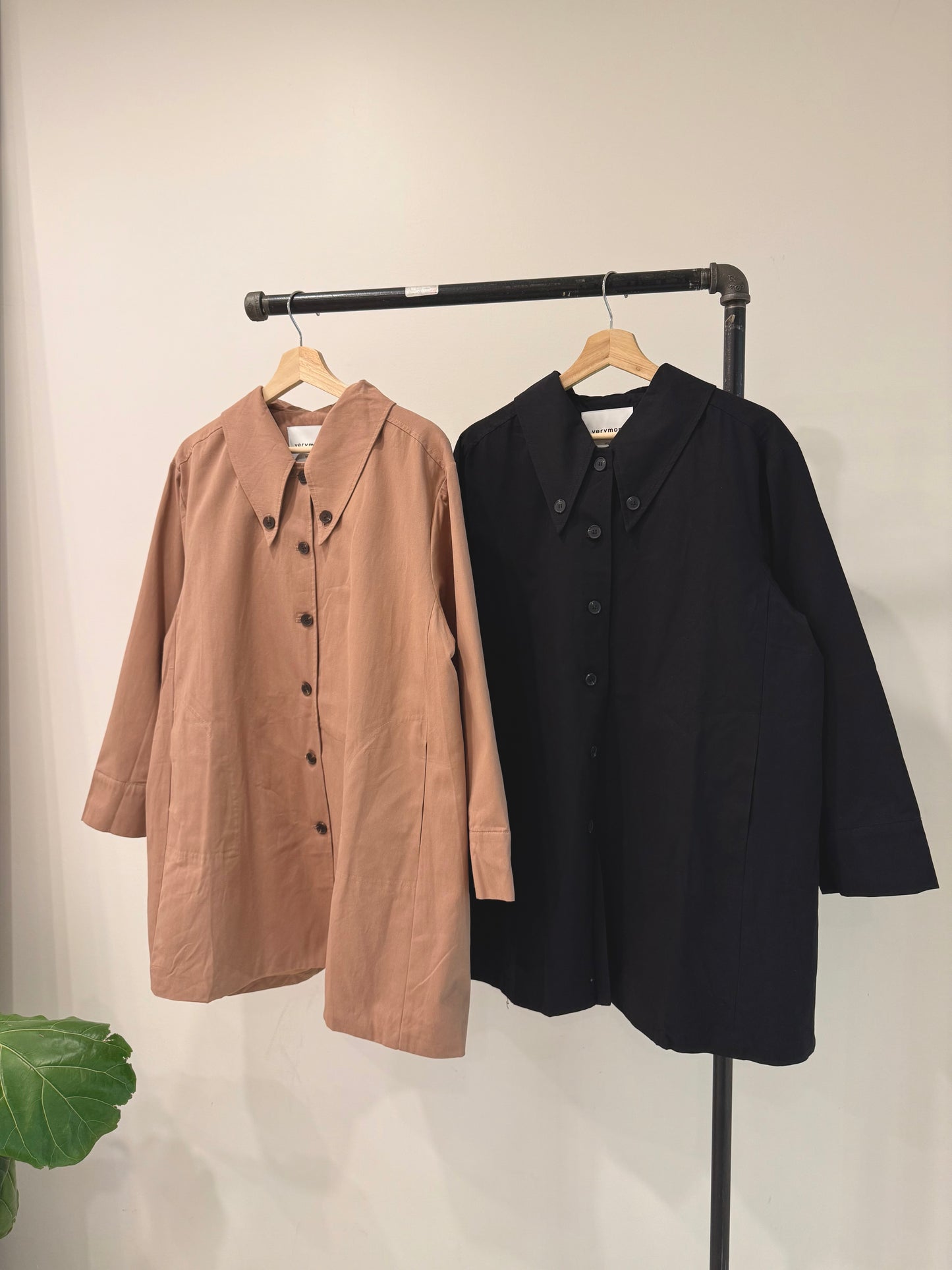 PLETTE Big collar jacket/dress