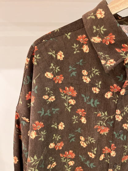 RANTON Floral corduroy shirt