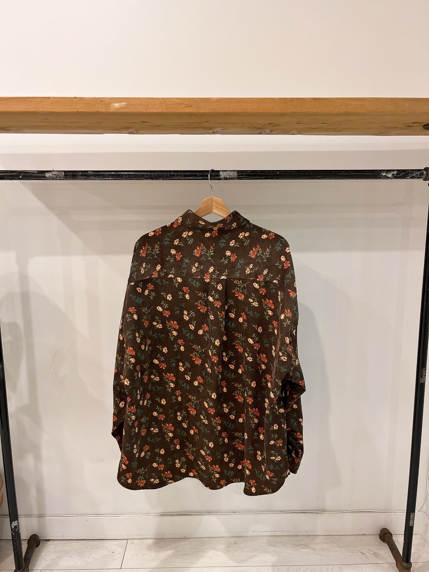 RANTON Floral corduroy shirt