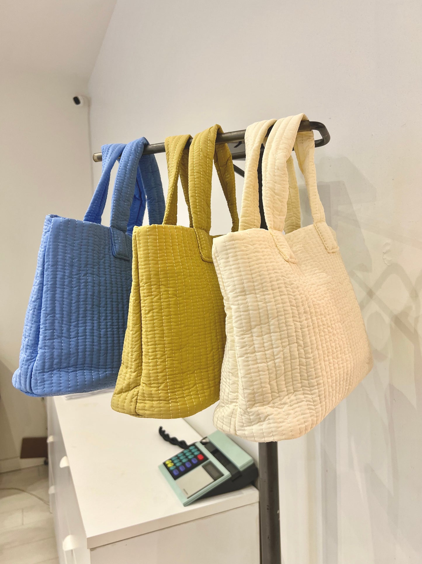 NOW Quilted tote bag