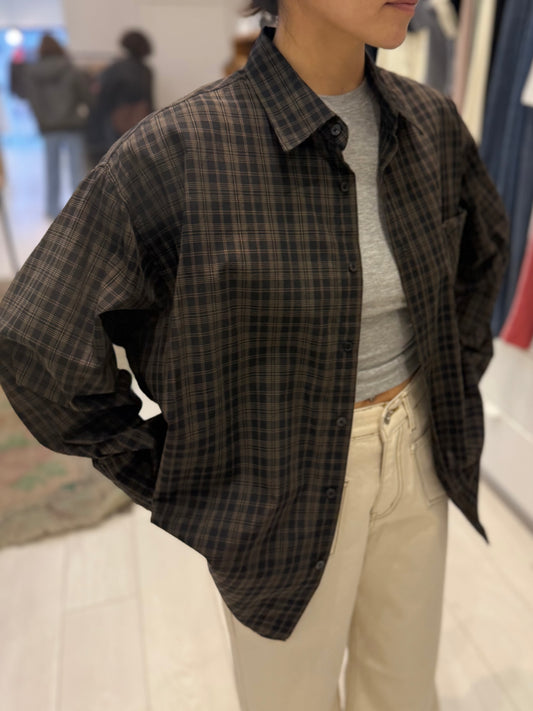 LAO Plaid oversized shirt