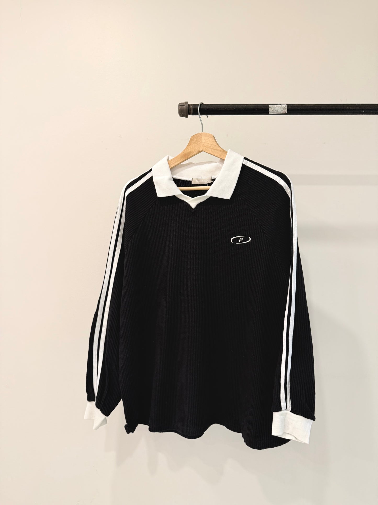 ROVE Oversized waffle sporty top