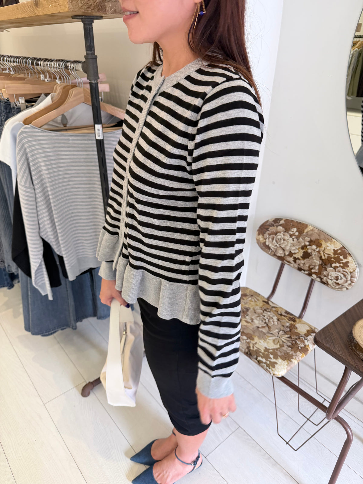 ANNIE Frill cardigan