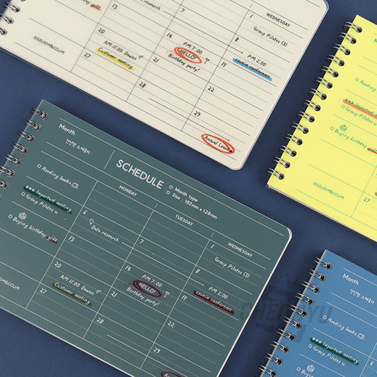 OPAL Undated monthly planner