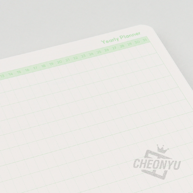 OPAL Undated monthly planner