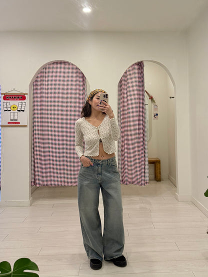 FORTY Acid washed baggy jeans