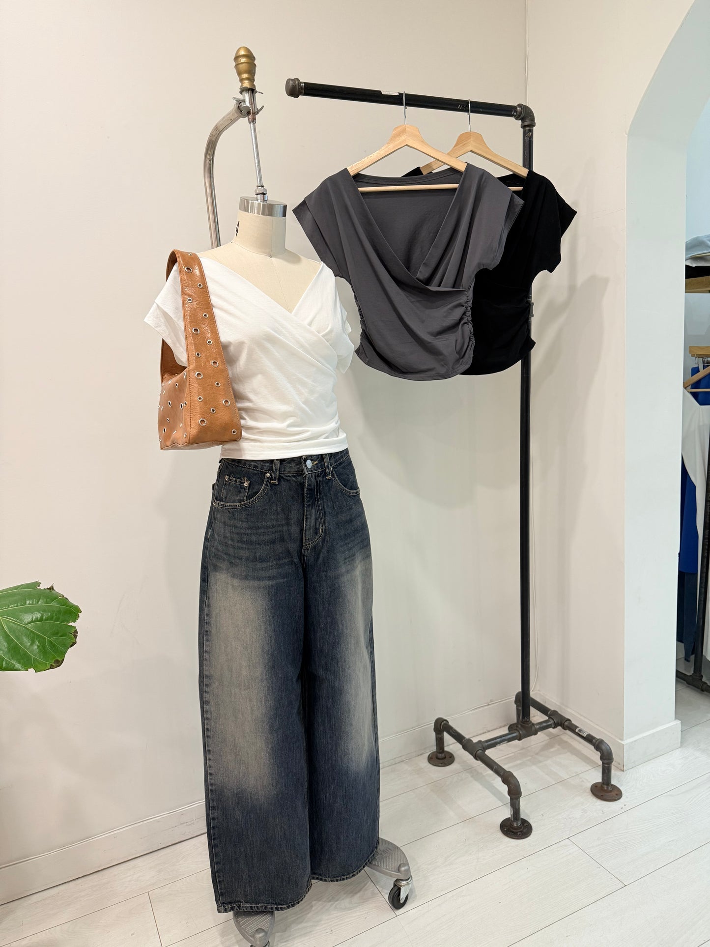 GARA Cinched wrap top