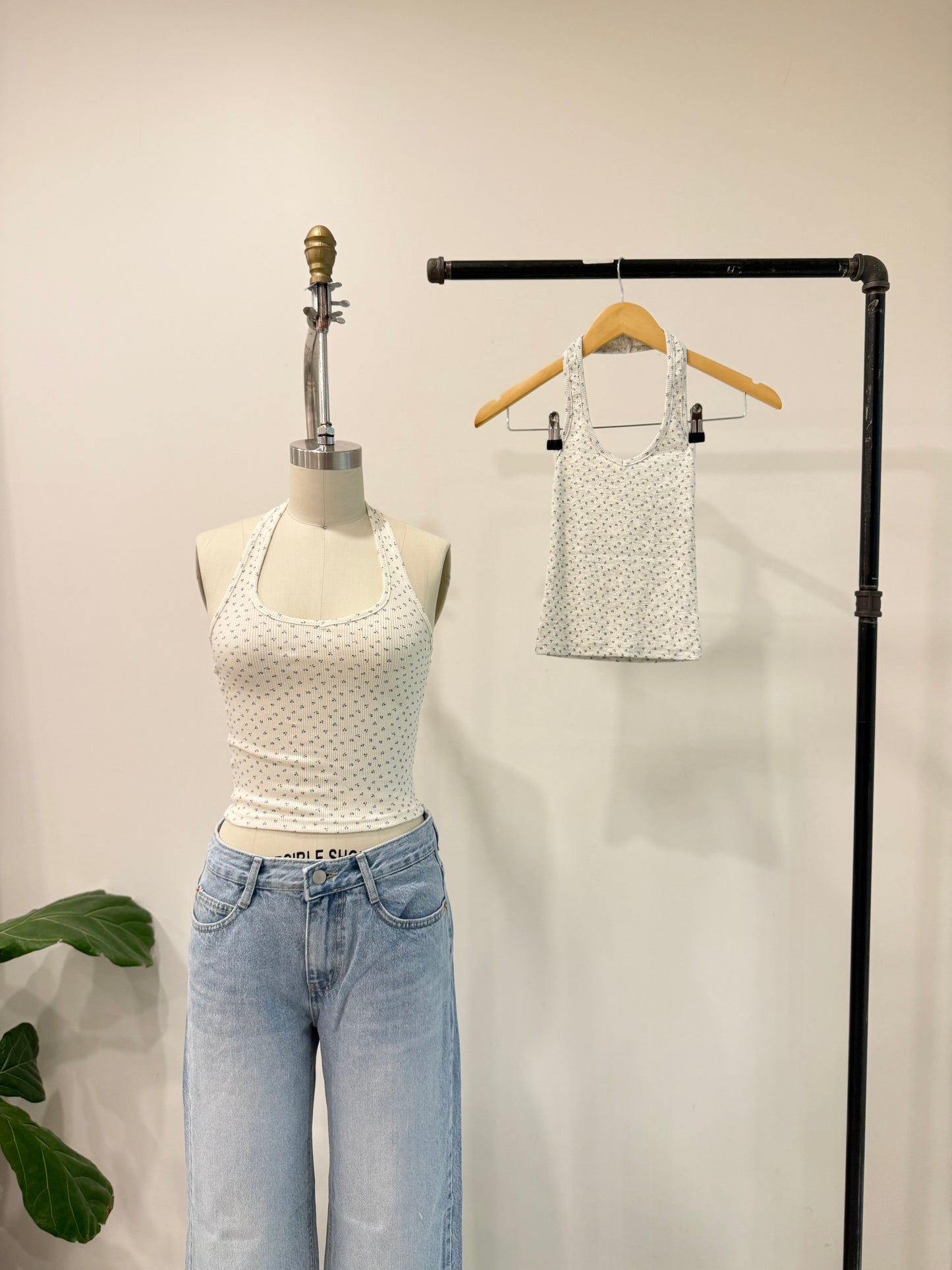 REACH Floral halter top