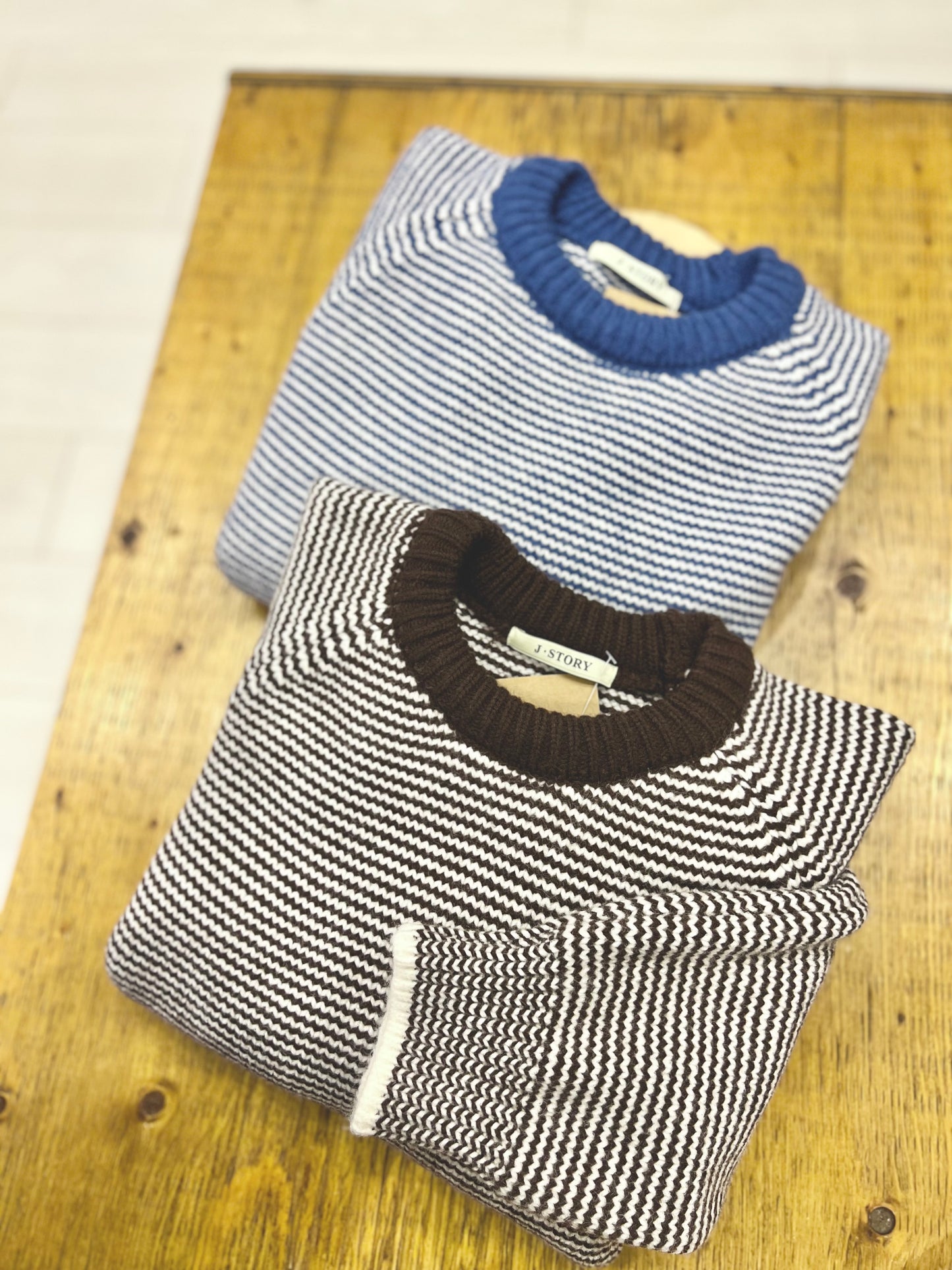 TOKU Stripe sweater