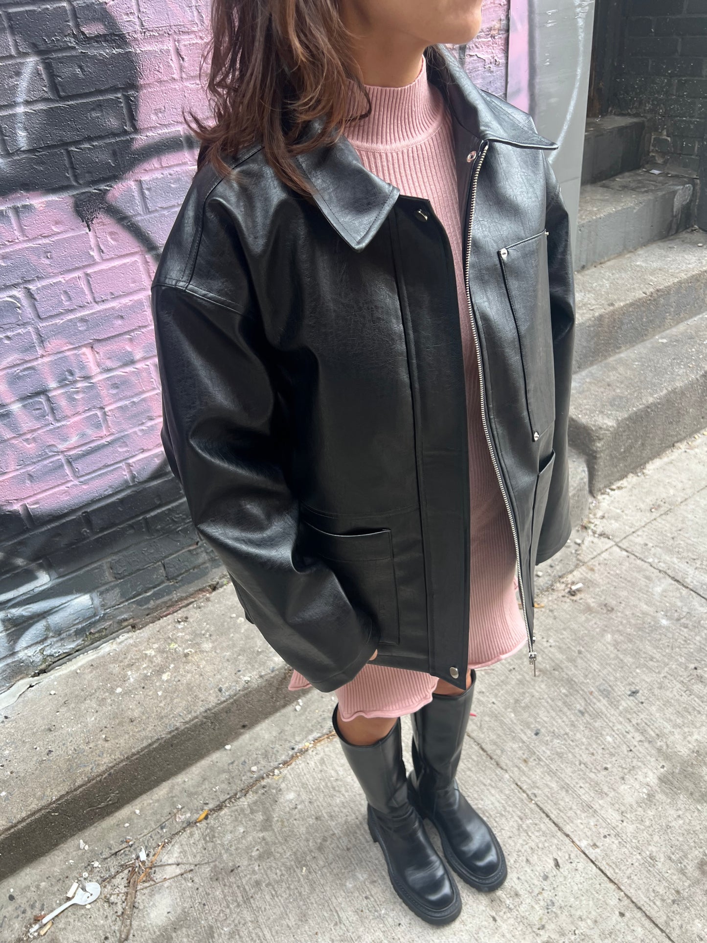 HEOS Vegan leather jacket