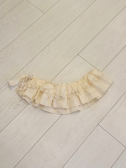 HAN Embroidery wrap skirt
