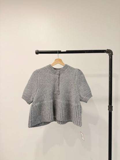LEX Knit peplum top