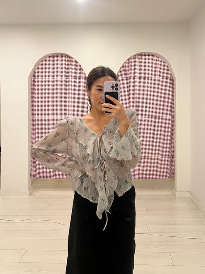 TORIA Flower blouse