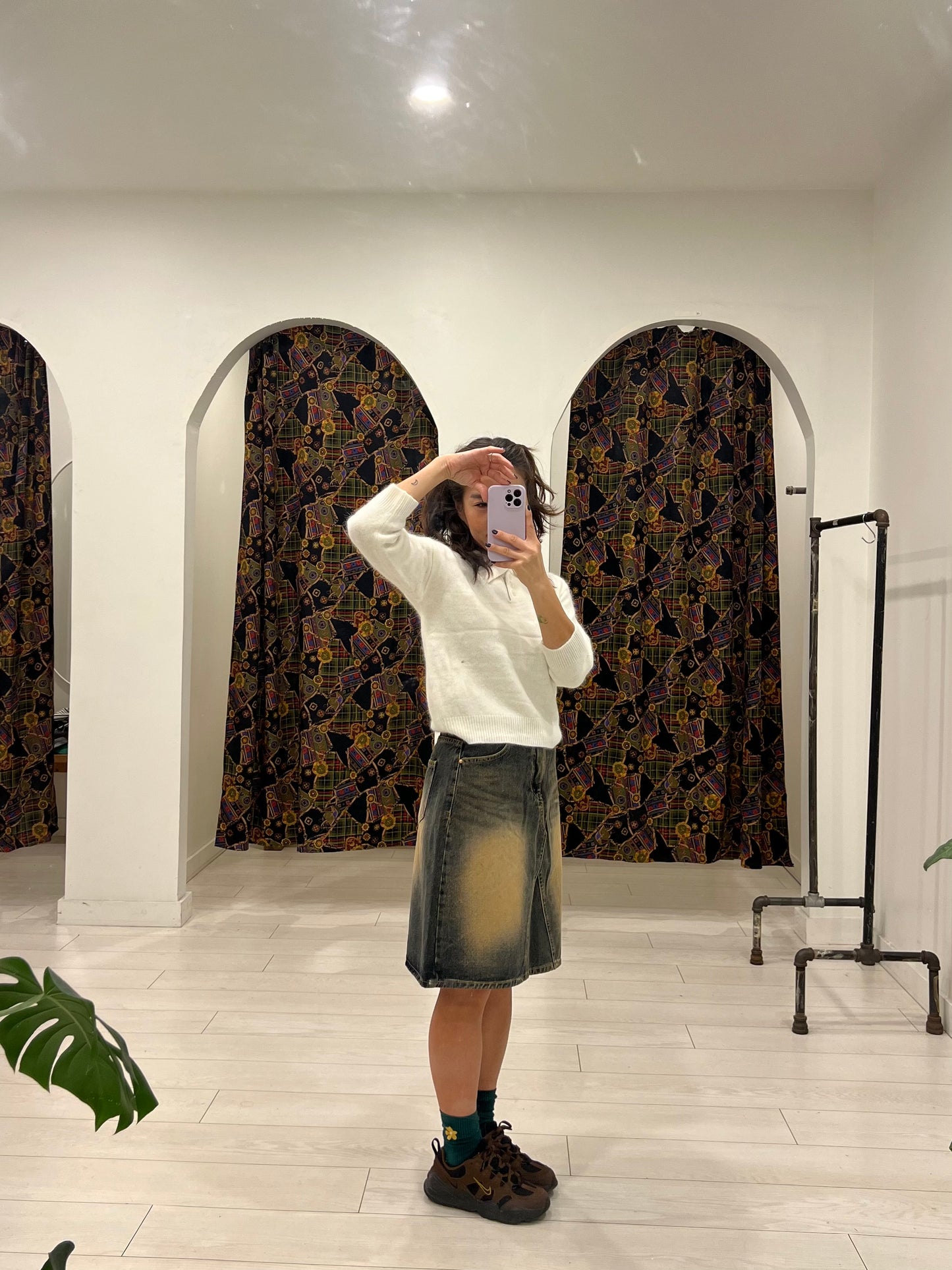 LYON Denim skirt