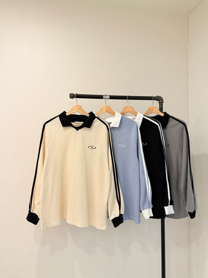 ROVE Oversized waffle sporty top