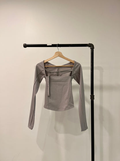 RUDY Belted neckline top