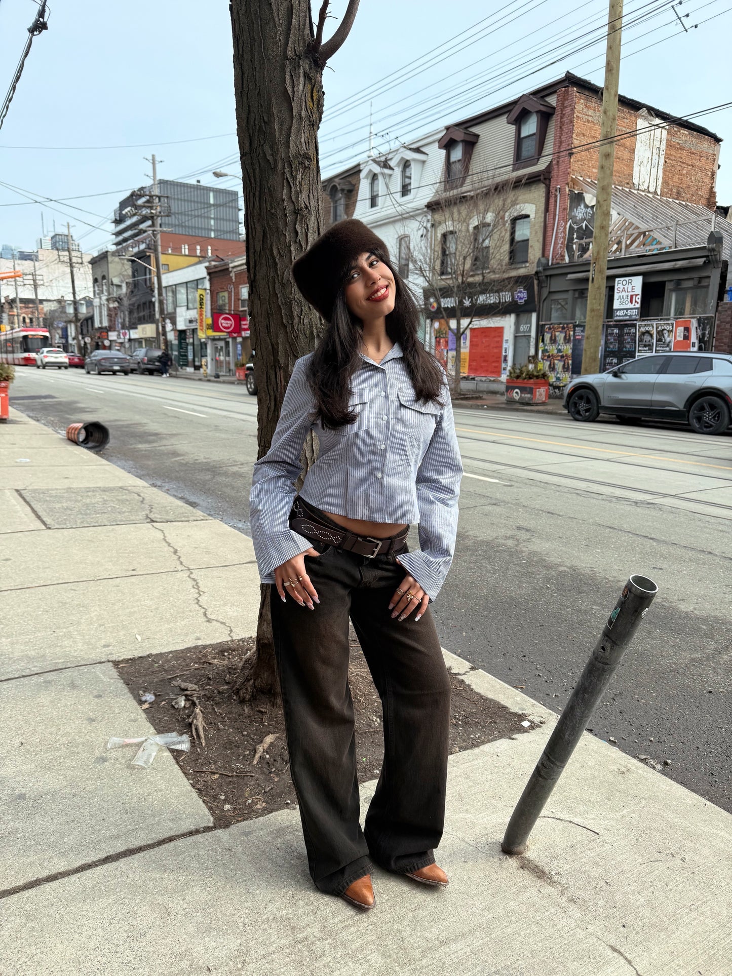 LINE Cinched shirt
