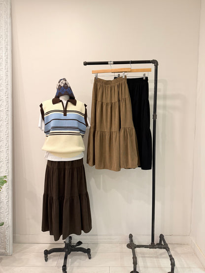 ZOUDY Corduroy maxi skirt