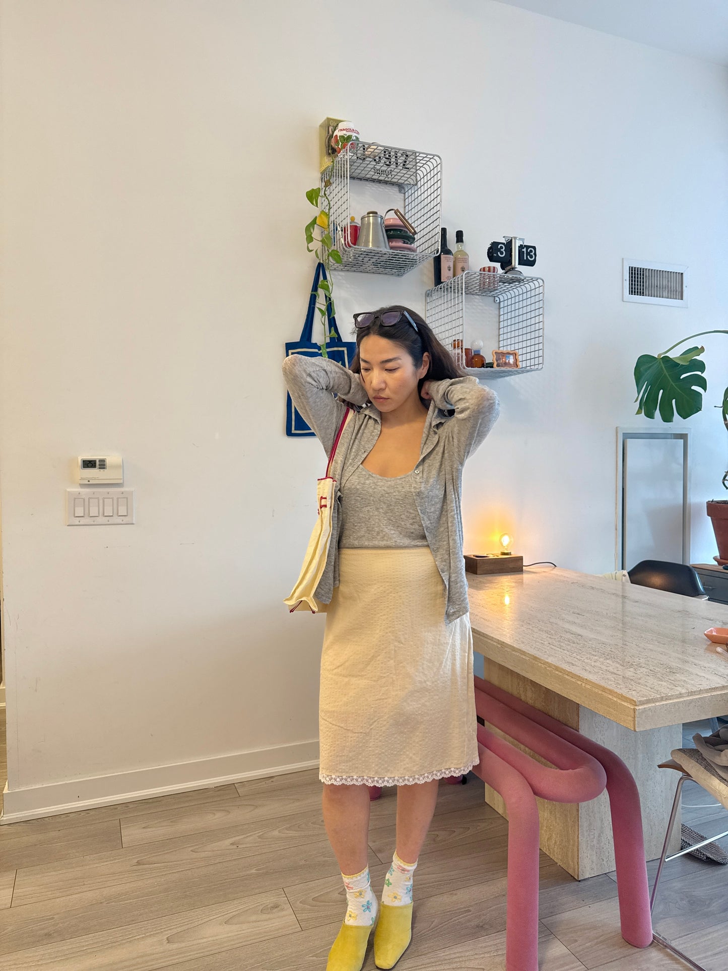 MUTE Soft cardigan set