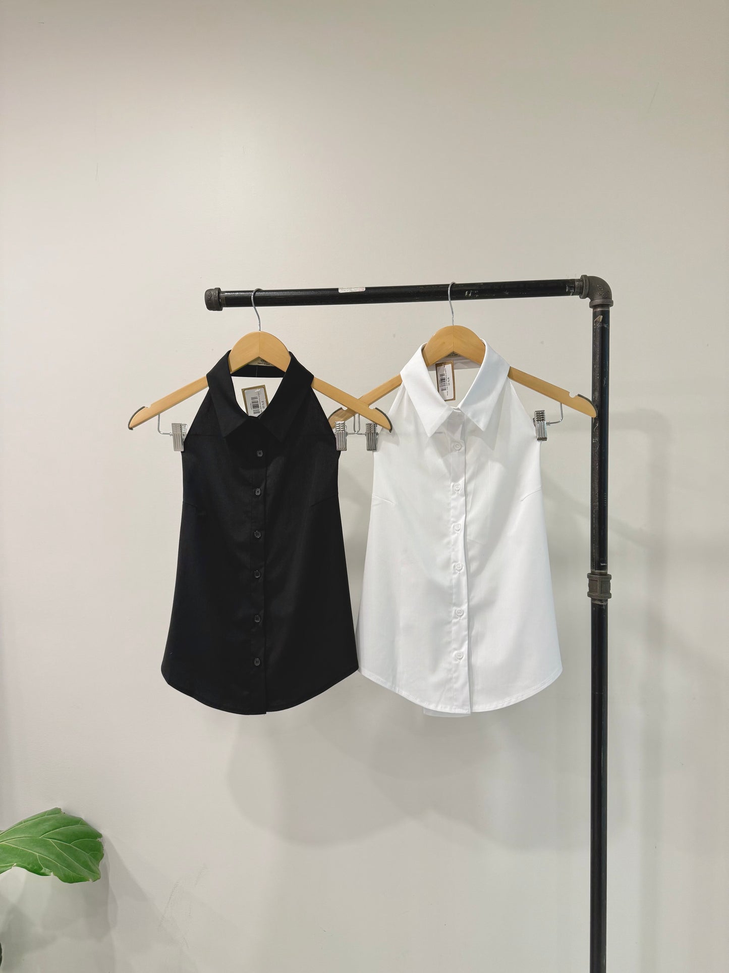 DASHA Backless halter shirt