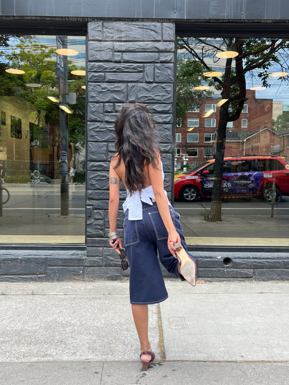 DASHA Backless halter shirt