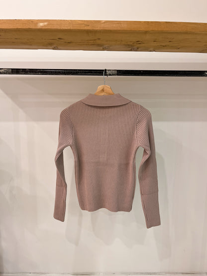 MEET Button knit top