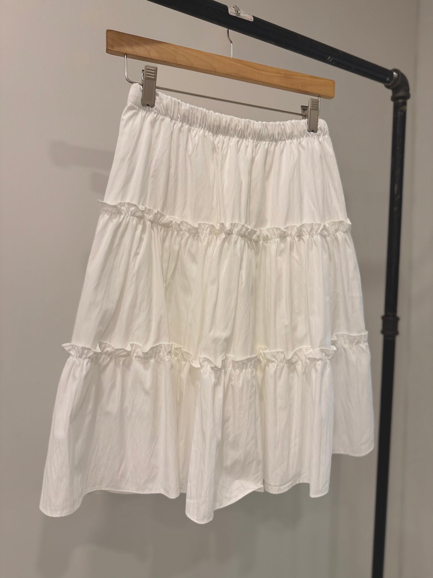 NADIA Midi tiered skirt