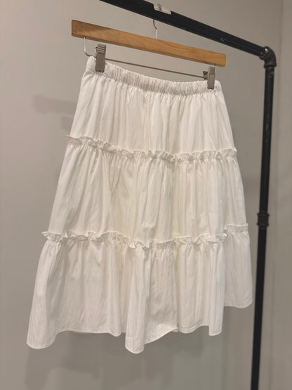NADIA Midi tiered skirt