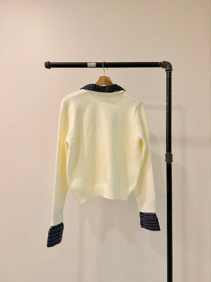 RIAN  Faux layered knit