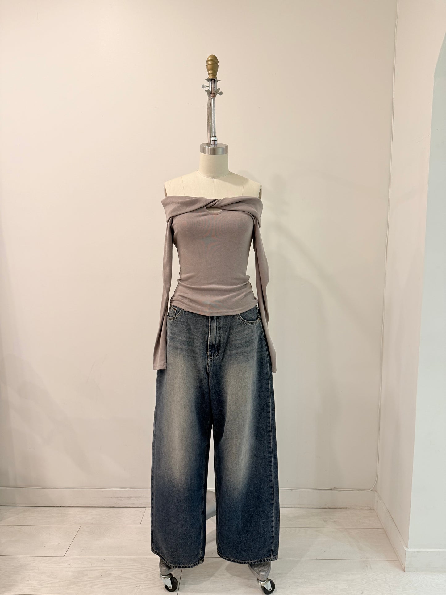 REY Acid washed baggy jeans