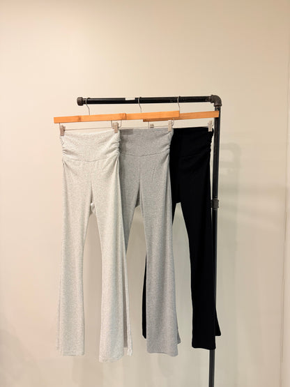 PITCH Ruched bootcut pants