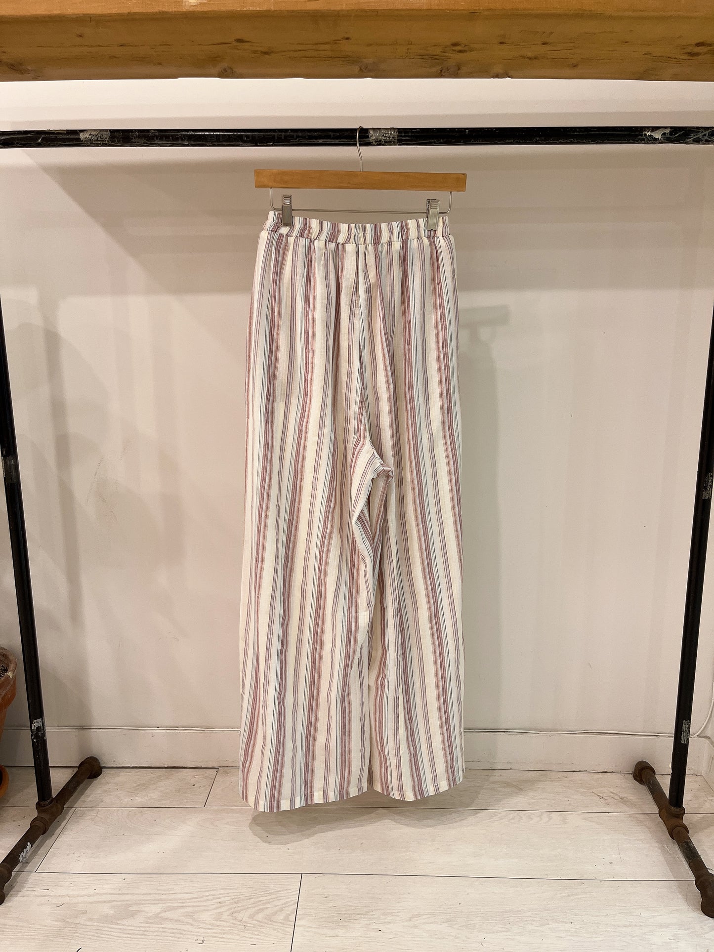 GEBO Stripe linen pants