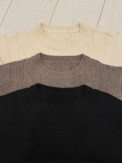 TIDE Cable-knit sweater