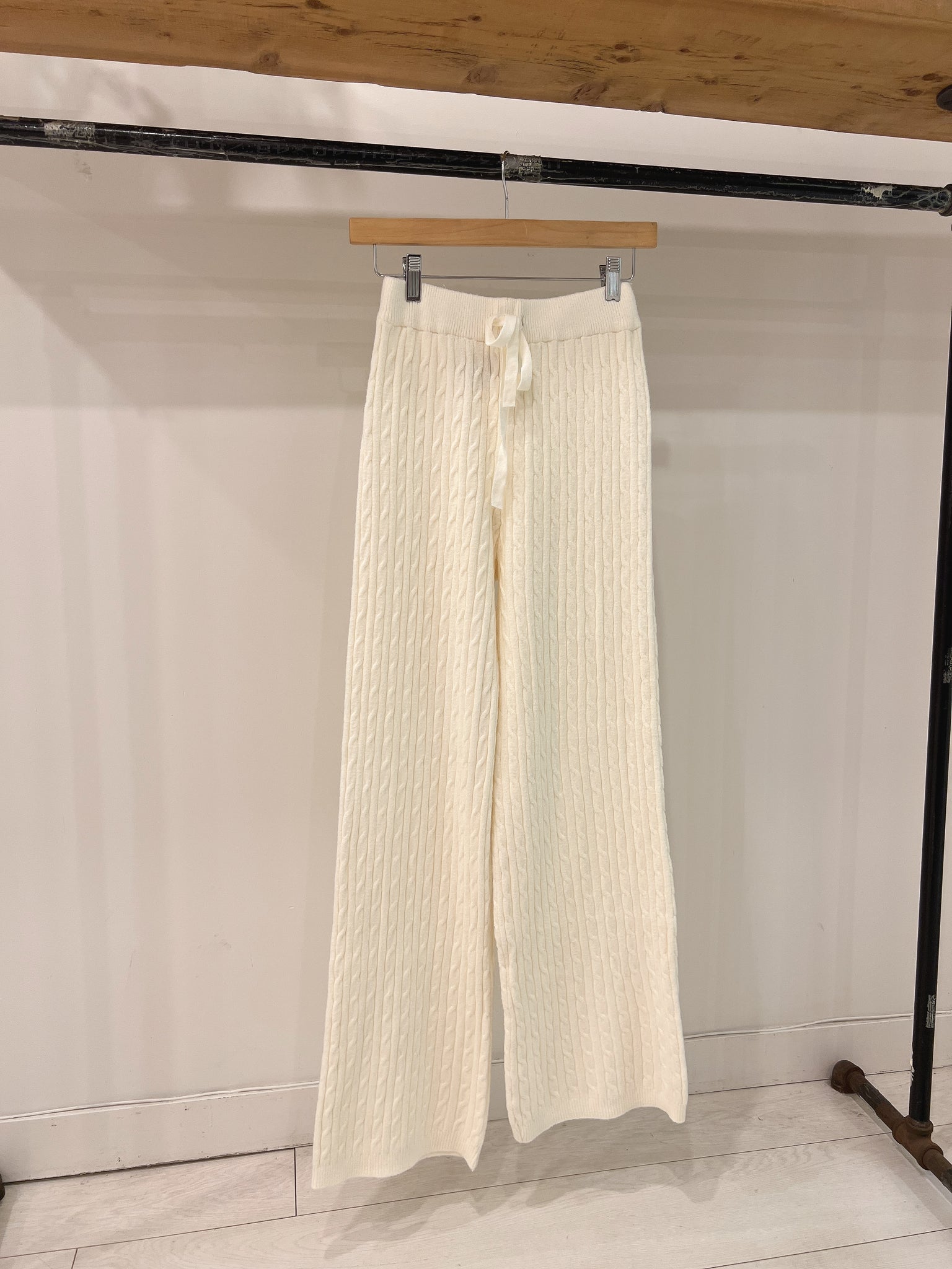 SARE Cable-knit pants