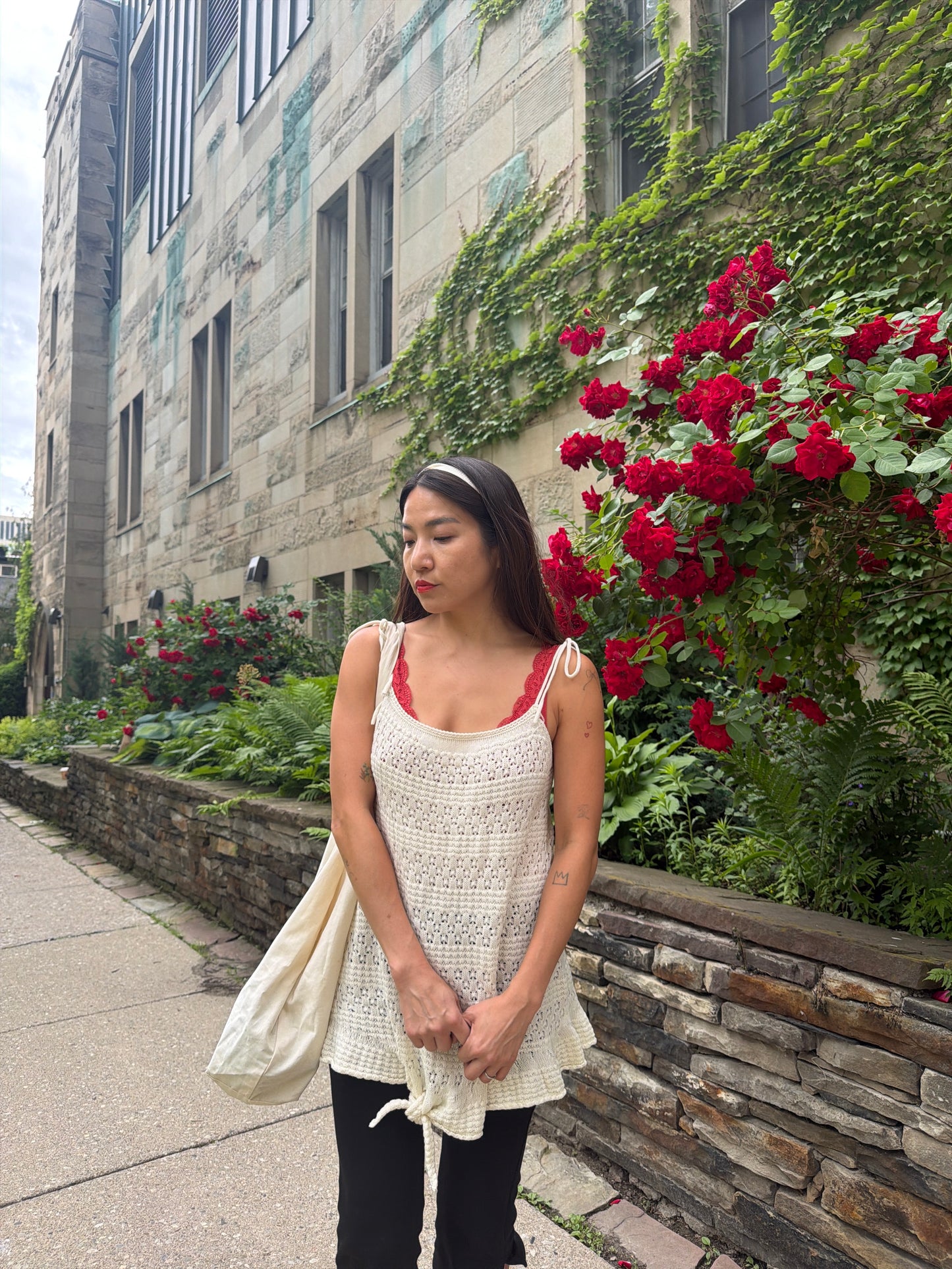 MILOU Crochet dress top