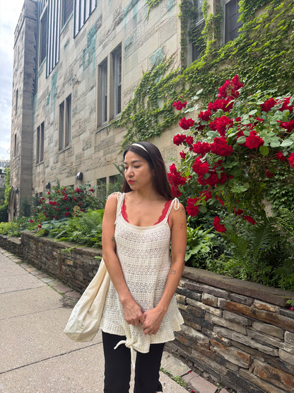 MILOU Crochet dress top