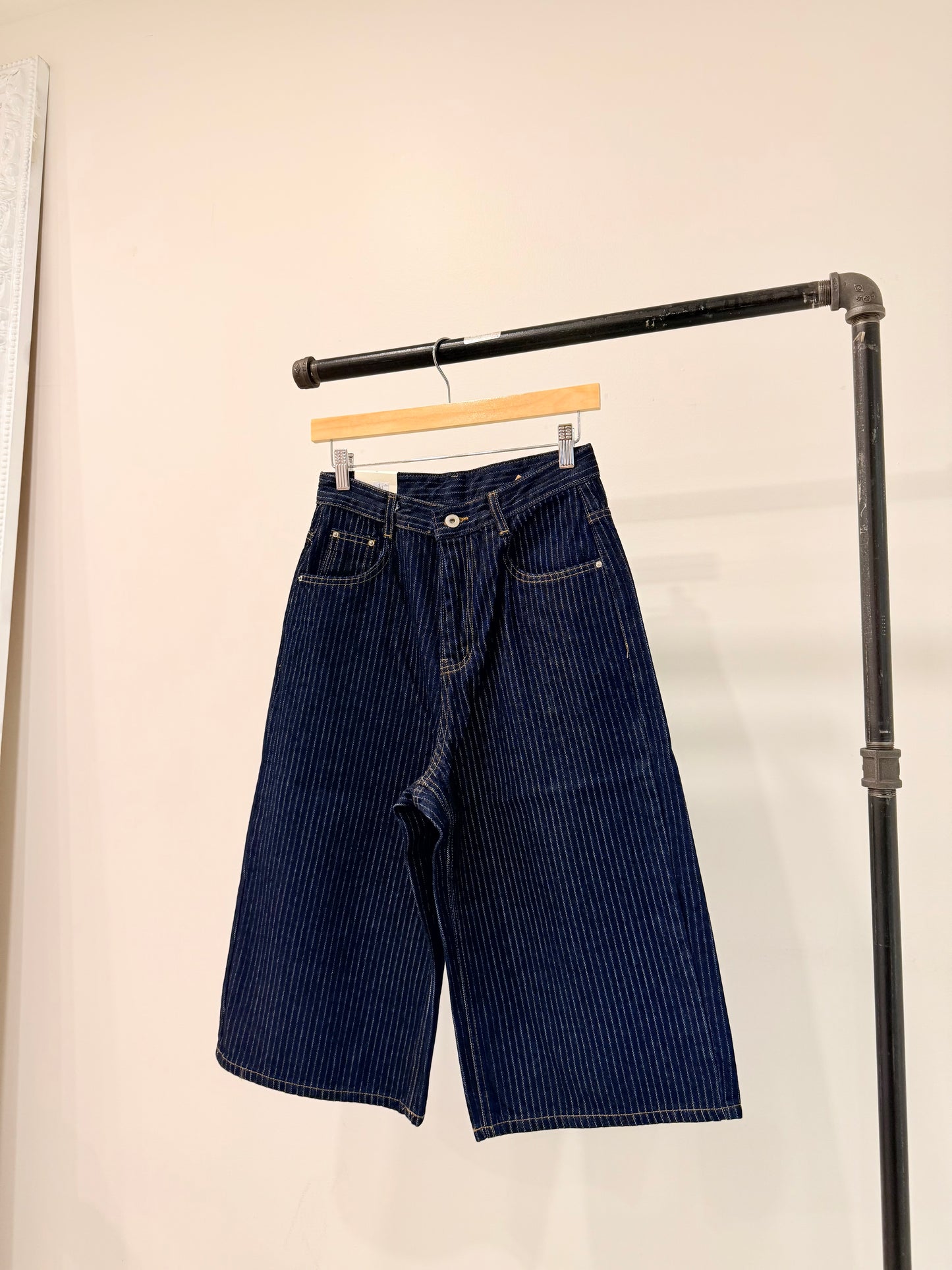 END Striped 3/4 jeans