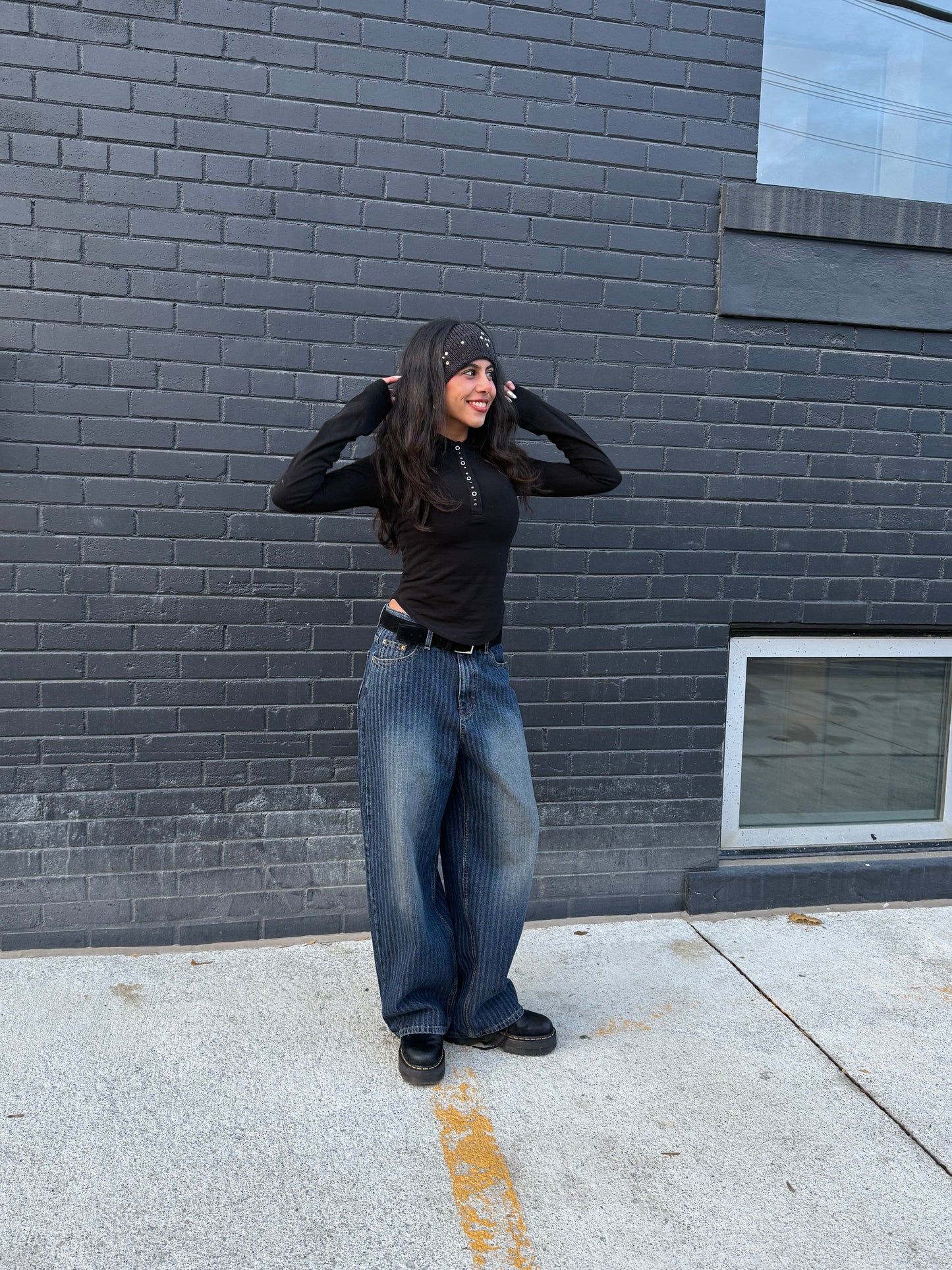 NAGO Studded knit headband